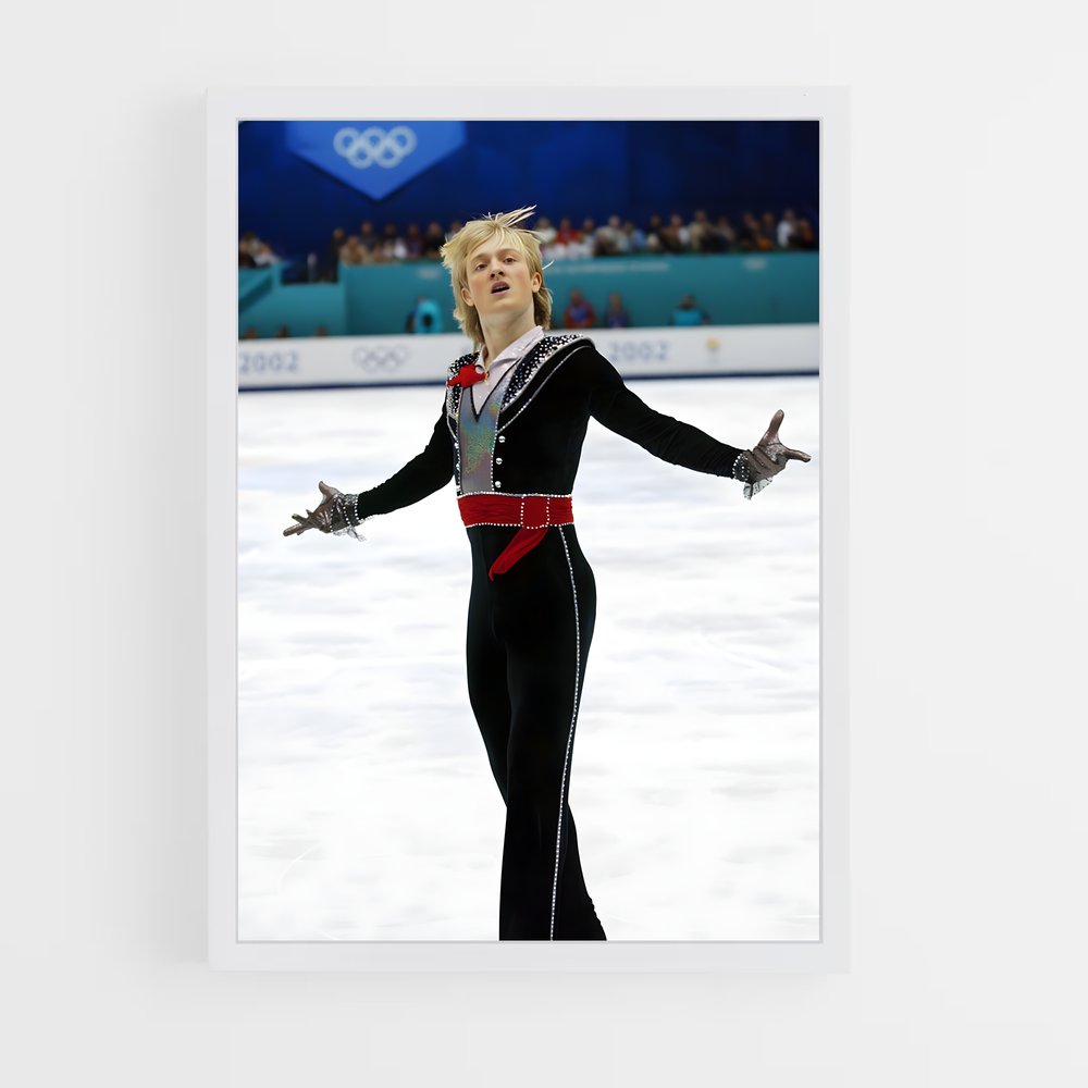 Poster Evgeni plushenko aisance – affiche Patinage artistique (vue 3)